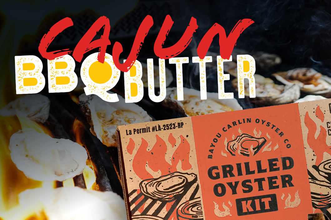 Grilled Oyster Kits - Cajun BBQ Butter - 36 Oysters