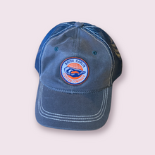 Load image into Gallery viewer, Bayou Carlin Oyster Co. Logo Snapback Hat - Logo Patch - Navy
