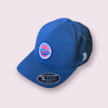 Load image into Gallery viewer, Branded Bills 500 Series Curved Performance  Hat - Sublimated Logo Patch - Navy
