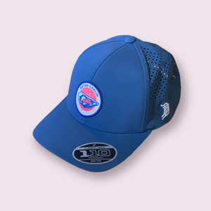 Branded Bills 500 Series Curved Performance  Hat - Sublimated Logo Patch - Navy